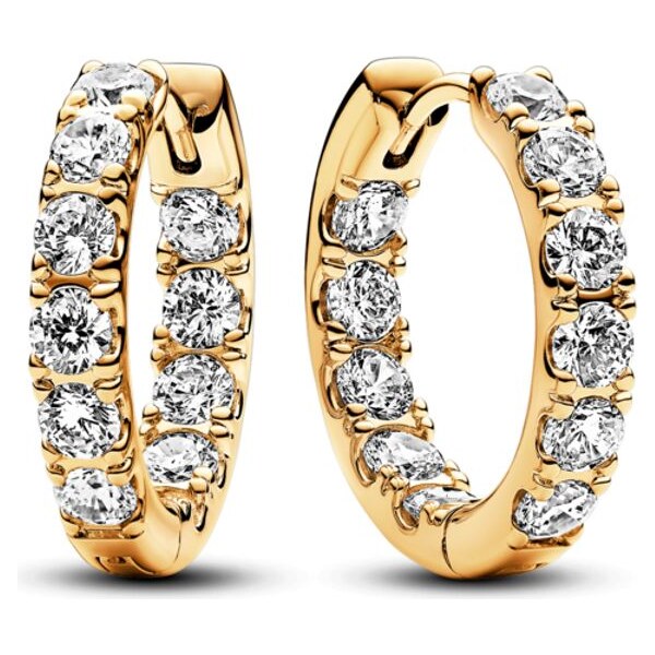 PANDORA náušnice Trblietavý nekonečný rad 58185960