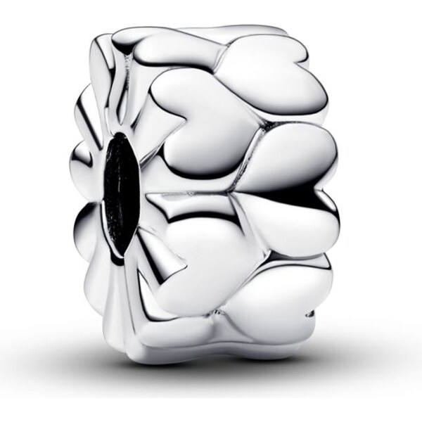 PANDORA klip Srdiečkový vzor 58185989