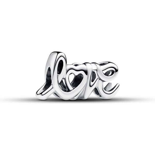 PANDORA prívesok Ručne písané slovo Love 58186046