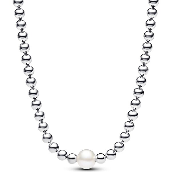 PANDORA náhrdelník Perla a guličky 58186109