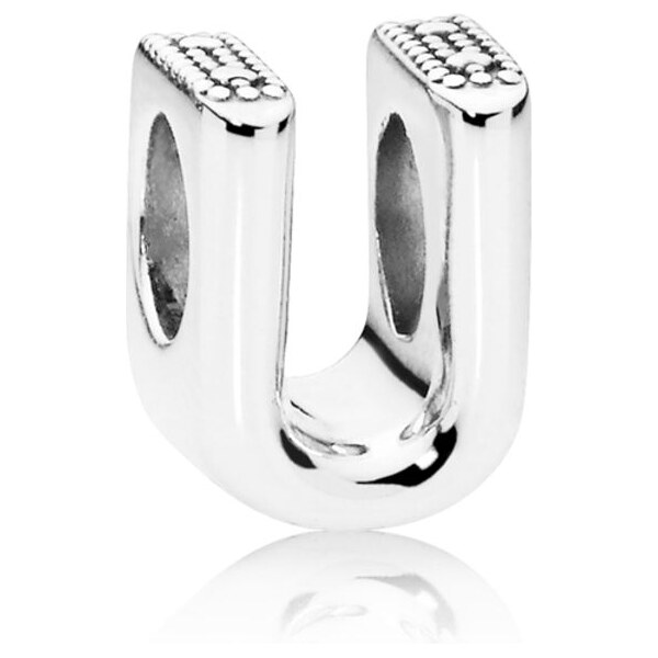 PANDORA prívesok Písmeno U 58185167
