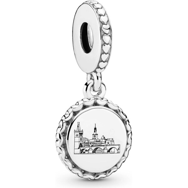 PANDORA visiaci prívesok Karlov most 58185434