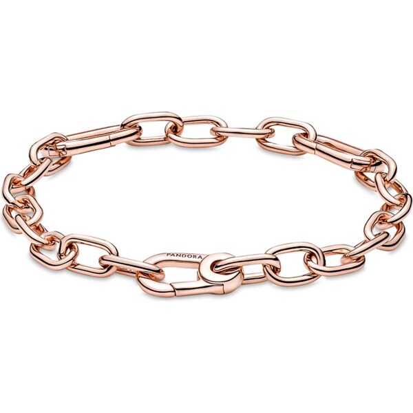 PANDORA ME Retiazkový pozlátený náramok so malými článkami 58185479