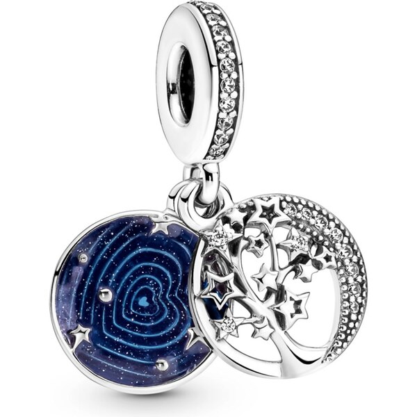 PANDORA prívesok Strom a mesiac v galaxii 58185500