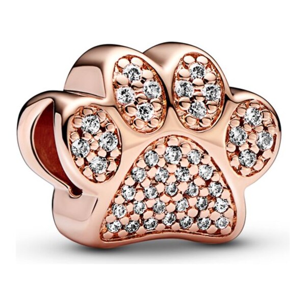 PANDORA prívesok Trblietavý odtlačok labky 58185621