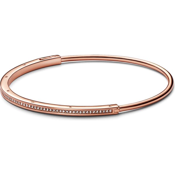 PANDORA pevný náramok Signature I-D Pavé 58185697