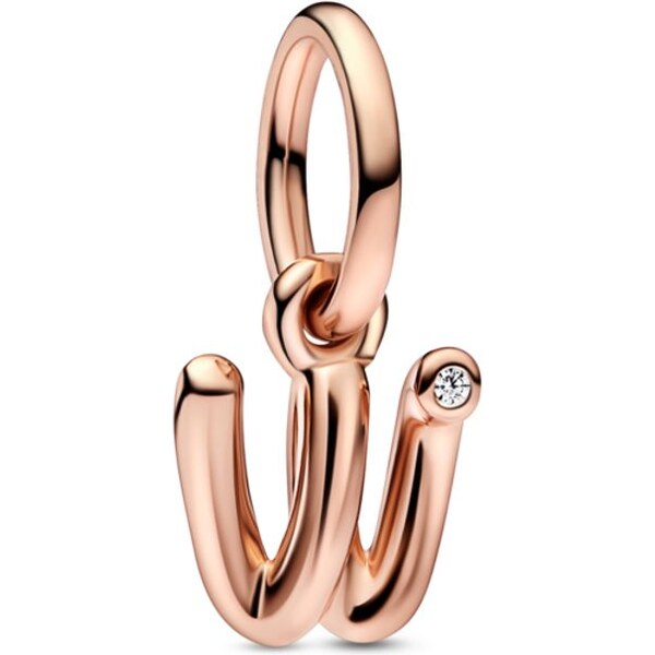 PANDORA prívesok Abeceda písacie písmeno W 58185746