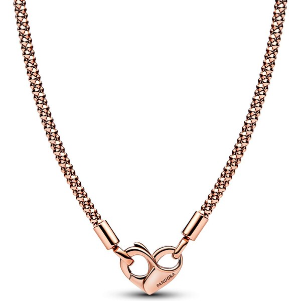 PANDORA Retiazkový náhrdelník so cvočkami Pandora Moments 58185864