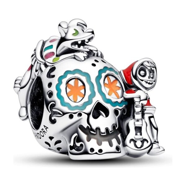 PANDORA Disney Pixar Coco Prívesok žiariaci v tme Miguel a Dante s 58185921