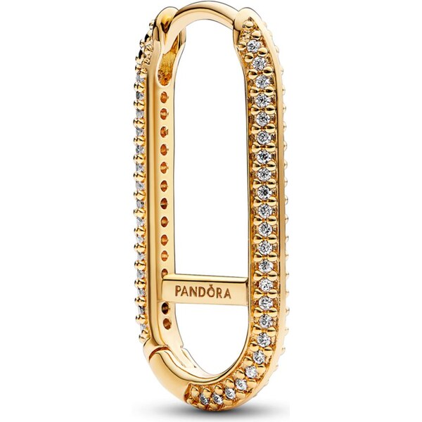 PANDORA Jednotlivé náušnice Pandora ME s rozšíreným Pavé článkom 58185916