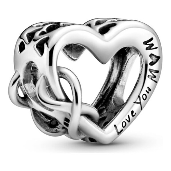 PANDORA prívesok Nekonečno, srdce a Love You Mum 58185318
