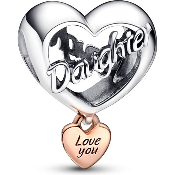PANDORA prívesok Srdce pre milovanú dcéru 58185676