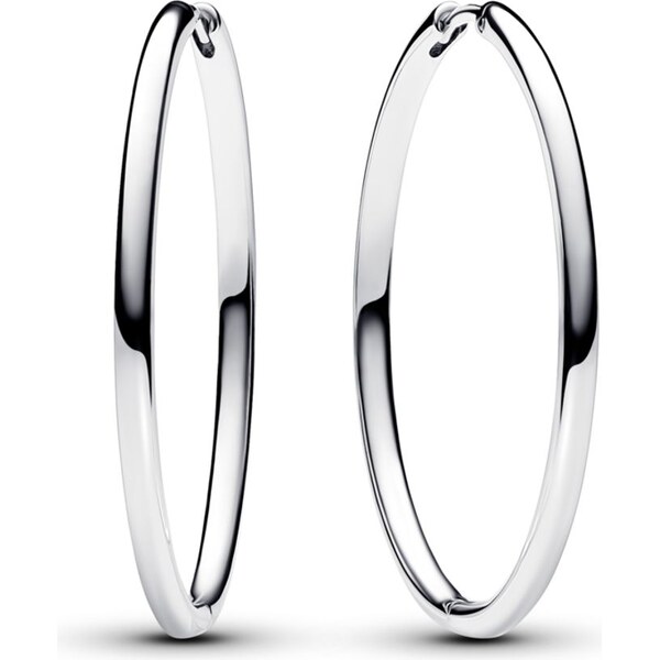 PANDORA Moments Kruhové náušnice na prívesky 40 mm 58186187