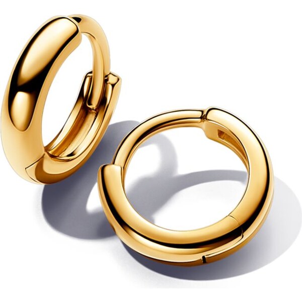 PANDORA Guľaté malé kruhové náušnice 58186197