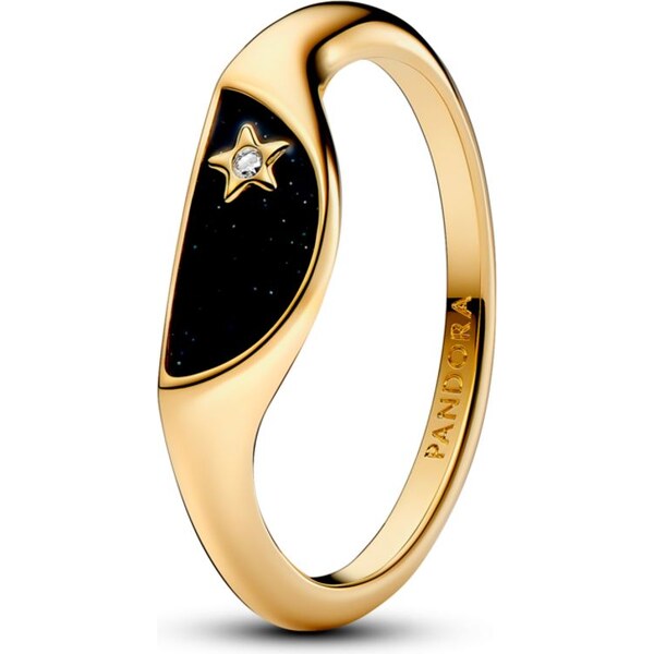 PANDORA ME Pečatný prsteň Rozpolený smalt 58186286