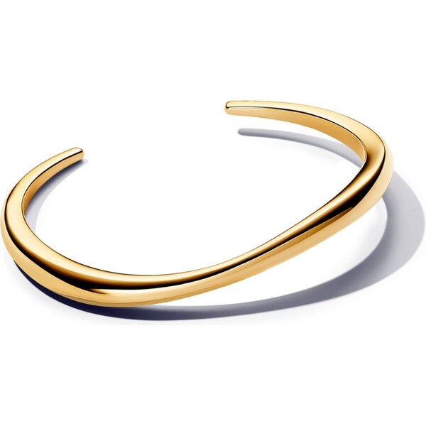 PANDORA Otvorený pevný náramok s organickým tvarom 58186234