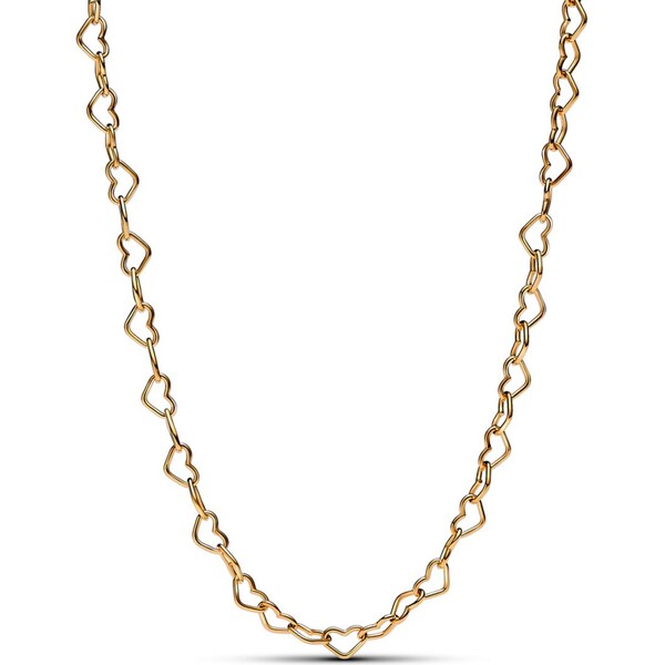 PANDORA krátky náhrdelník Spojené srdcia 58186265