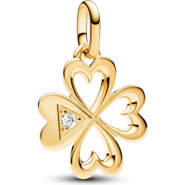 PANDORA ME medailónový prívesok srdiečkový štvorlístok 58185926