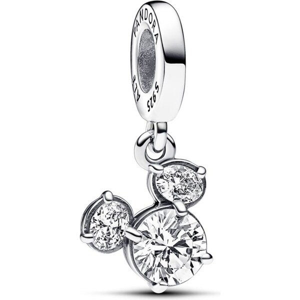 PANDORA Disney prívesok Trblietavá silueta hlavy Mickey Mouse 58185964