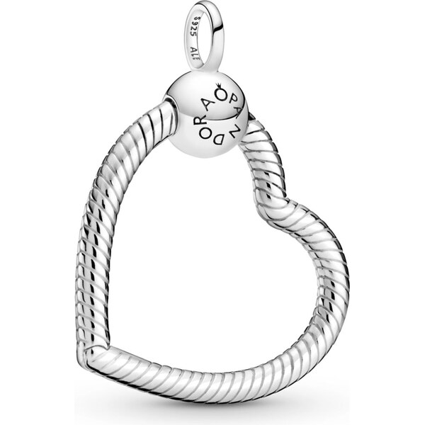 PANDORA srdečný náhrdelníkový prívesok Moments O Pendant 58185419