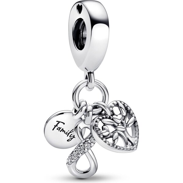 PANDORA trojitý prívesok Rodinné nekonečno 58185639