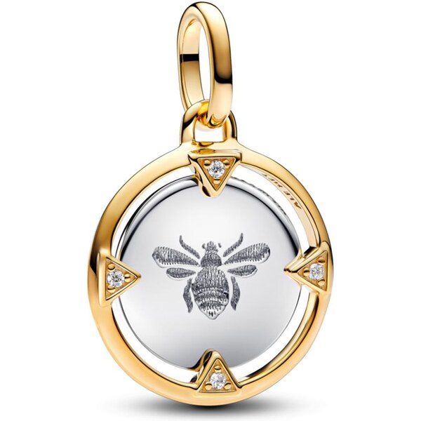 PANDORA medailónkový prívesok Včielka 58186319