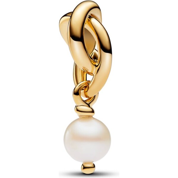 PANDORA visiaci prívesok kruh večnosti a upravená sladkovodná 58186323