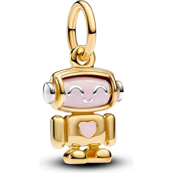 PANDORA visiaci prívesok Robot s otáčavou tvárou 58186339