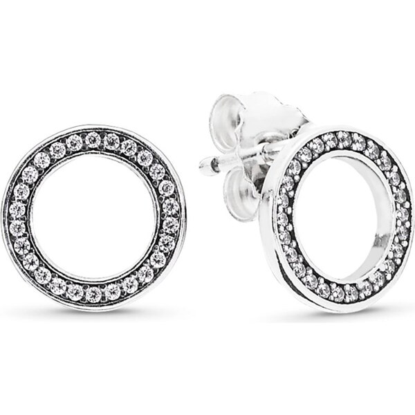 PANDORA strieborné náušnice Navždy PANDORA 58418010