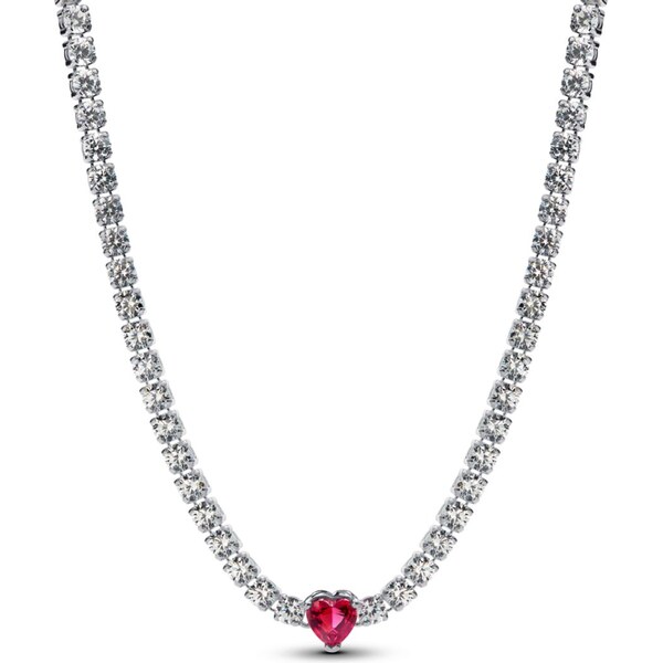 PANDORA priléhavý náhrdelník choker Srdce s aureolou 59072412