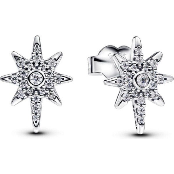 PANDORA peckové náušnice Tŕpytivá Severka 59072454