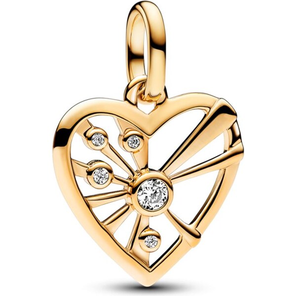 PANDORA ME medailón Srdce a lúče 60858690