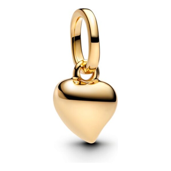 PANDORA Asymetrické srdce mini visiaci prívesok 61458055