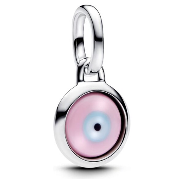 PANDORA Mini visiaci prívesok Amulet proti uhranutiu na gravírovanie 61458061