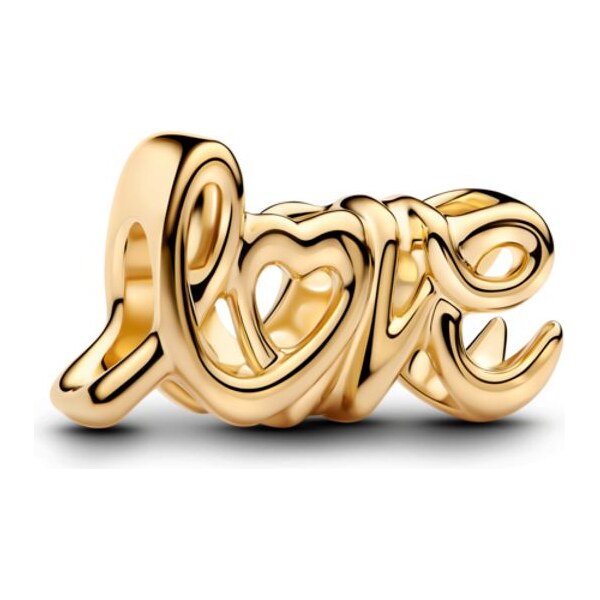 PANDORA prívesok Nápis Love 61458057