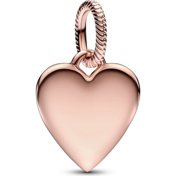 PANDORA Gravírovateľný prívesok so srdiečkom 61553706
