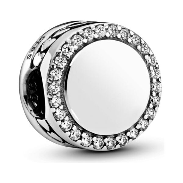 Pandora Gravírovateľné trblietavé tlačidlo 61553699