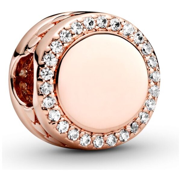 Pandora Gravírovateľné trblietavé tlačidlo 61660624