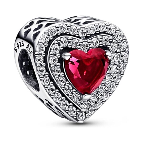 PANDORA prívesok Trblietavé nevystupujúce srdce 58185728