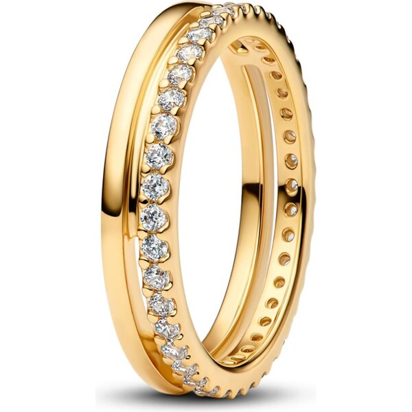 PANDORA Prsteň Dva krúžky 63072718