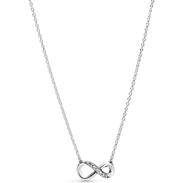 PANDORA náhrdelník Trblietavé nekonečno 58186025