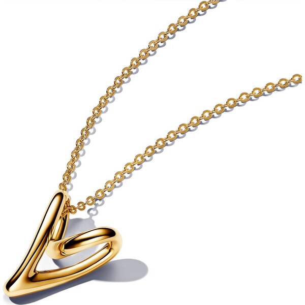 PANDORA náhrdelník s príveskom Srdca s organickým tvarom 58186192