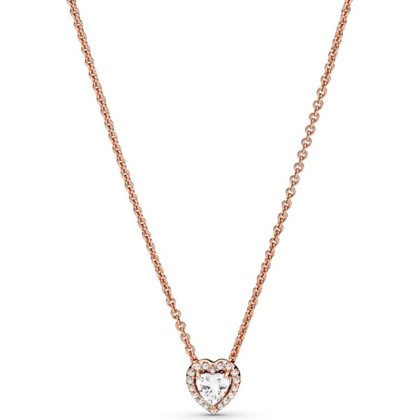 PANDORA náhrdelník Trblietavé srdce 58185364