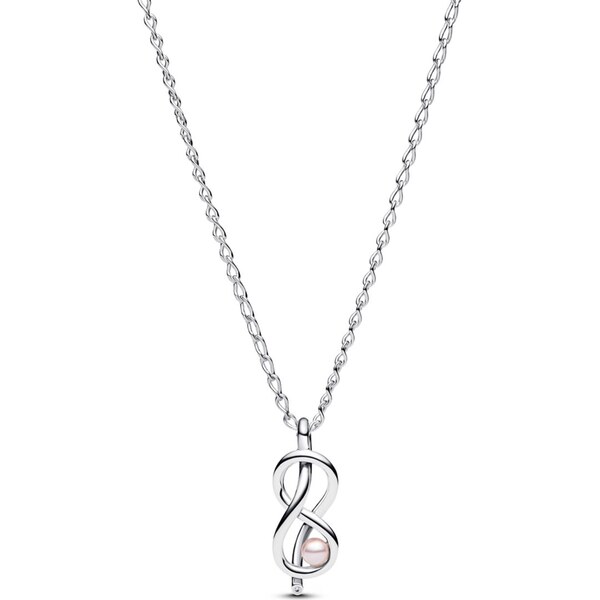 PANDORA krátky náhrdelník Uzol nekonečna 63072705