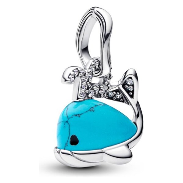 PANDORA Visiaci prívesok Tyrkysová veľryba 63777162