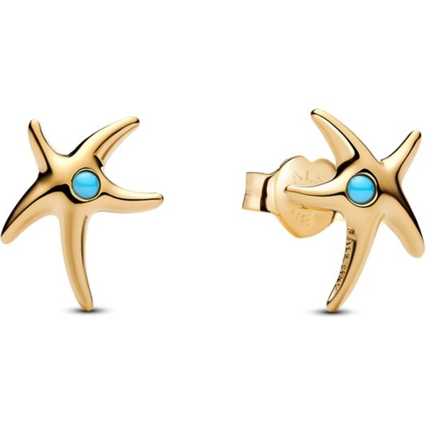 PANDORA Kôstkové náušnice Morská hviezdica 63777171