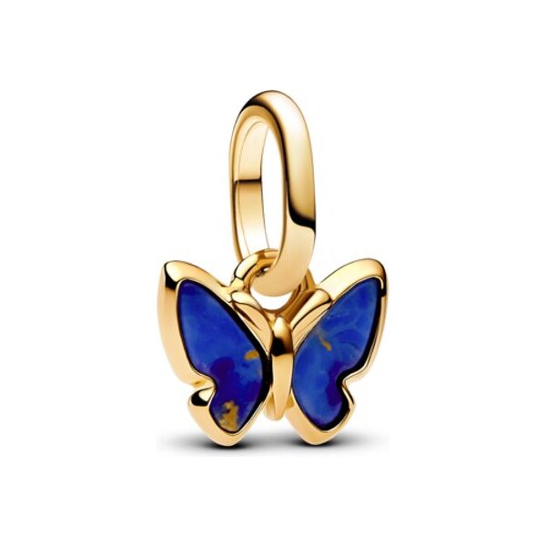 PANDORA ME Pozlátený visiaci mini prívesok Motýľ 63777186
