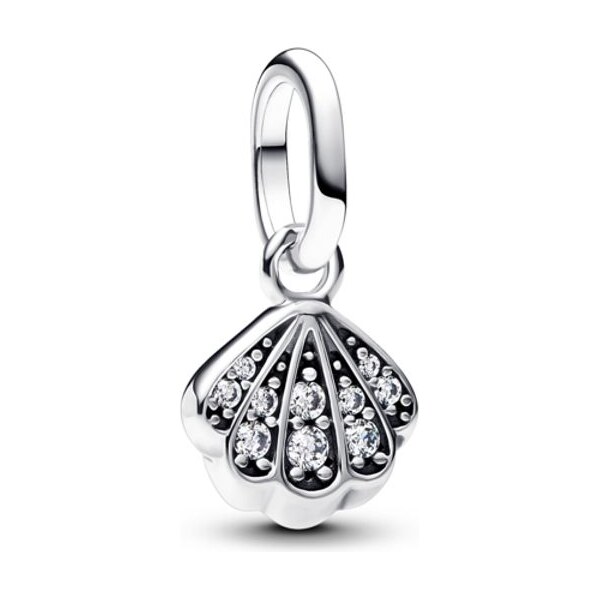 PANDORA ME Strieborný mini visiaci prívesok mušle 63777222