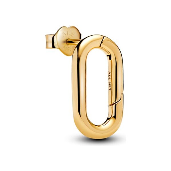 PANDORA ME Pozlátená otvárateľná kôstková náušnica 63777199