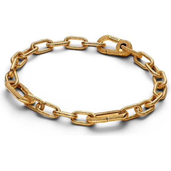 PANDORA ME Pozlátený náramok s malými článkami s textúrou 63777247